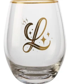 Best Sale ⭐ Maxwell & Williams The Letterettes Stemless Glass 500ML "L" Boxed 😀