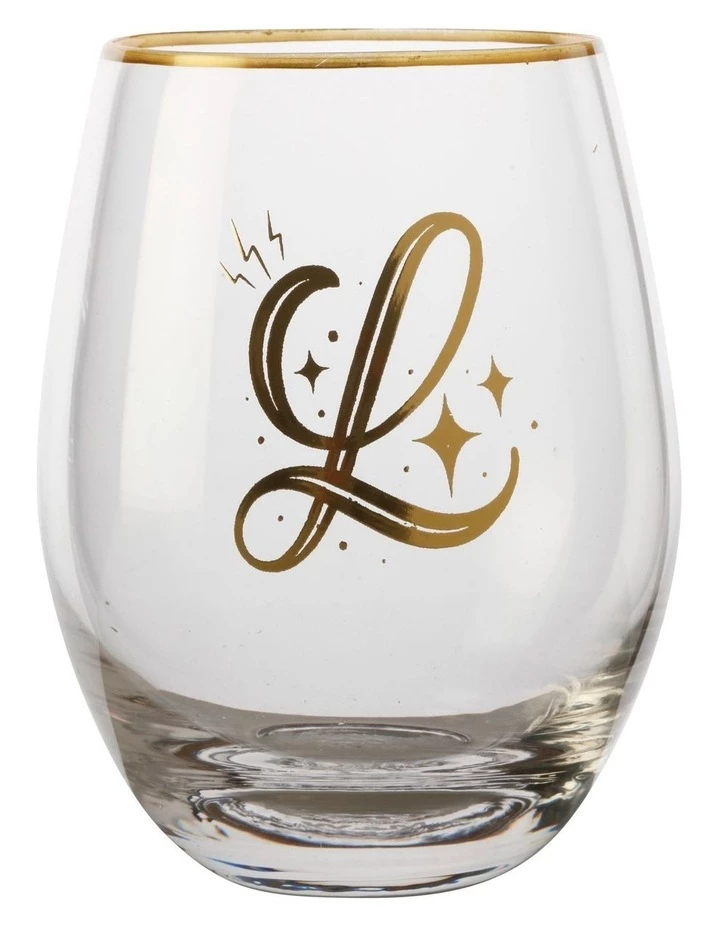 Best Sale β Maxwell & Williams The Letterettes Stemless Glass 500ML "L" Boxed π 1 Best Sale β Maxwell & Williams The Letterettes Stemless Glass 500ML "L" Boxed π