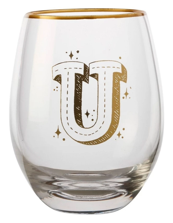 Brand new ⭐ Maxwell & Williams The Letterettes Stemless Glass 500ML "U" Boxed ❤️ 1 Brand new ⭐ Maxwell & Williams The Letterettes Stemless Glass 500ML "U" Boxed ❤️