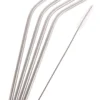 Flash Sale 🔥 Appetito Stainless Steel Bent Drinking Straws Set 4 with Brush ❤️