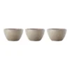 Outlet 🧨 Maxwell & Williams Dune Set Of 3 Bowls Taupe Gift Boxed ❤️