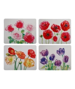 Flash Sale ⌛ Maxwell & Williams KC Floriade Cork Back Placemat 34x26.5cm Set Of 4 Assorted Boxed 🎉