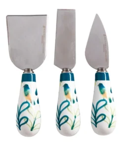 Wholesale 👏 Maxwell & Williams Marc Martin Dusk Cheese Knife Set 3pc Gift Boxed 🥰