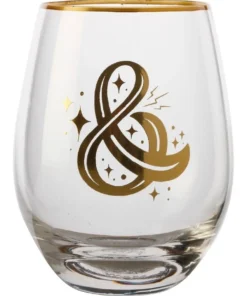 Promo 🌟 Maxwell & Williams The Letterettes Stemless Glass 500ML "&" Boxed 👍