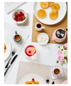 Buy 😉 Maxwell & Williams Table Accents Leather Look Cowhide Placemat 43x30cm Ivory 🤩 -Dining Sales Store 859789720 2 720x928