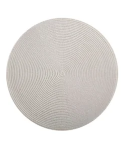 Hot Sale ✔️ Maxwell & Williams Table Accents Round Placemat In White ⭐