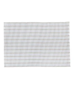 Deals 🎉 Maxwell & Williams Table Accents Lurex Bamboo weave Placemat 45x30cm In White ✔️
