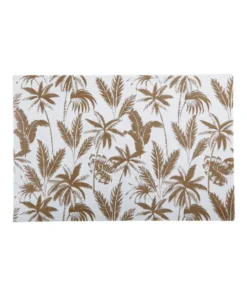 Flash Sale ✔️ Maxwell & Williams Table Accents Jungle Placemat 45x30cm In White 😀