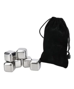 Best reviews of ❤️ BarCraft Wine Cube Set of 6 Stainless Steel Gift Boxed ✔️