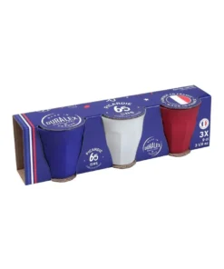 Best Pirce 💯 Duralex Picardie Soft Touch Tricolor Tumbler 90ml Set Of 3 🧨