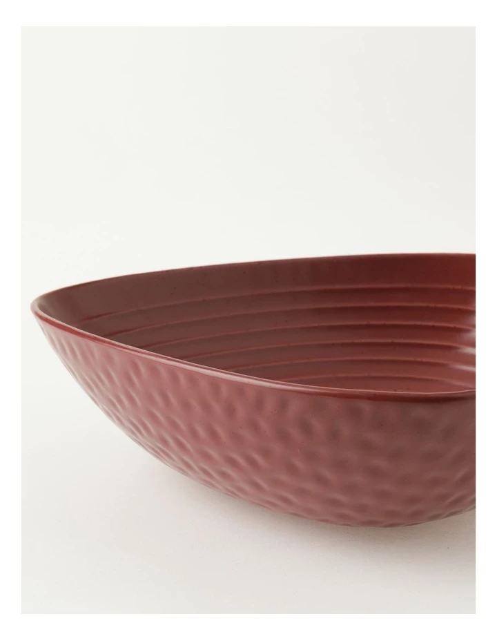 Buy โ Vue Desert Bloom Oblong Serving Bowl Red ๐ 2 Buy โ Vue Desert Bloom Oblong Serving Bowl Red ๐ - Image 2