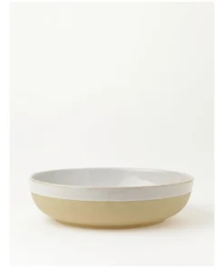 Hot Sale ⭐ Australian House & Garden Esperance Wiped Edge Shallow Bowl Large ⌛