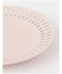 Coupon 😀 Heritage Lace Pink Carved Round Platter 👏 -Dining Sales Store 864783820 3 720x928