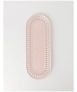 Brand new ๐ Heritage Lace Pink Carved Small Rectangular Platter โจ