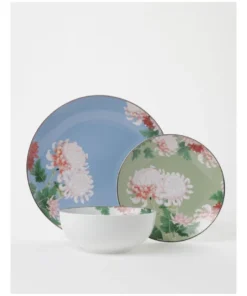 New π Heritage Chrysanthemum 12pc Dinner Set βοΈ