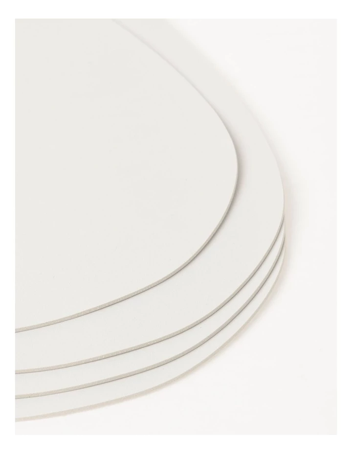 Buy π₯ Vue Leather Look Placemat White π 3 Buy π₯ Vue Leather Look Placemat White π - Image 3