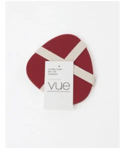Cheapest 🥰 Vue Leather Look Coaster Wine ❤️ -Dining Sales Store 864790750 3 720x928