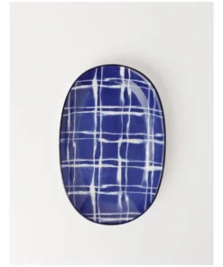 Cheapest โจ Vue Chika 23.5cm Oval Plate in Blue โค๏ธ