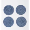 Wholesale ❤️ Vue Denim Look Marle Coaster 4pk in Blue ✔️