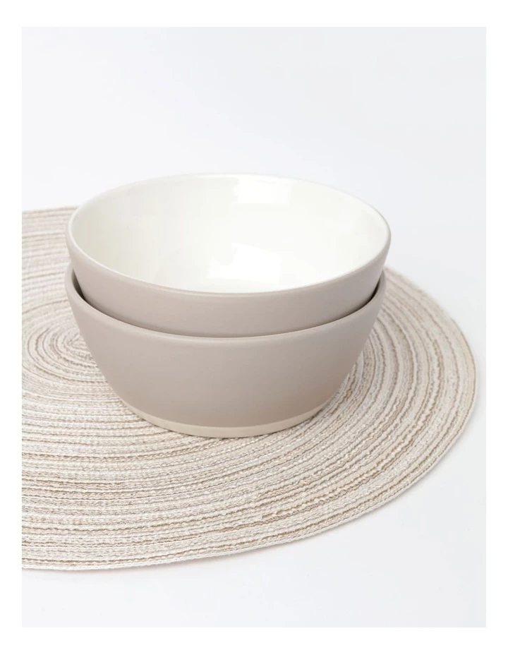 Cheapest β€οΈ Vue Denim Look Marle Placemat 4pk in Cream π 2 Cheapest β€οΈ Vue Denim Look Marle Placemat 4pk in Cream π - Image 2