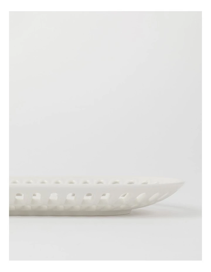 Wholesale βοΈ Heritage Lace Carved 42.9cm Small Rectangular Platter in White π 4 Wholesale βοΈ Heritage Lace Carved 42.9cm Small Rectangular Platter in White π - Image 4