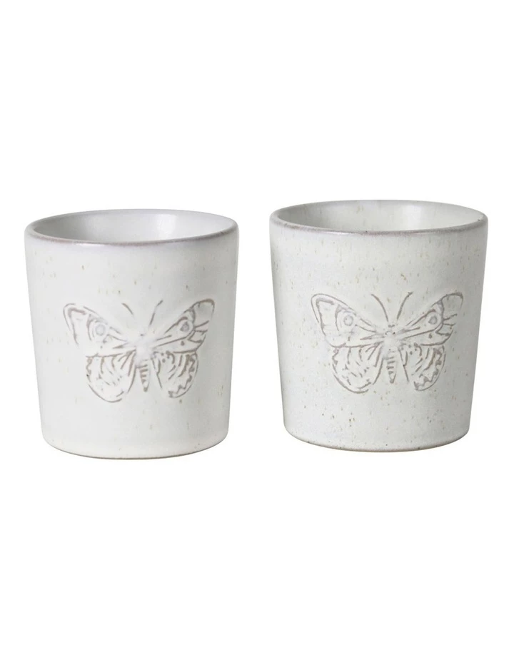Promo β Robert Gordon X Bromley Butterfly Tumbler Set Of 2 White π 2 Promo β Robert Gordon X Bromley Butterfly Tumbler Set Of 2 White π - Image 2