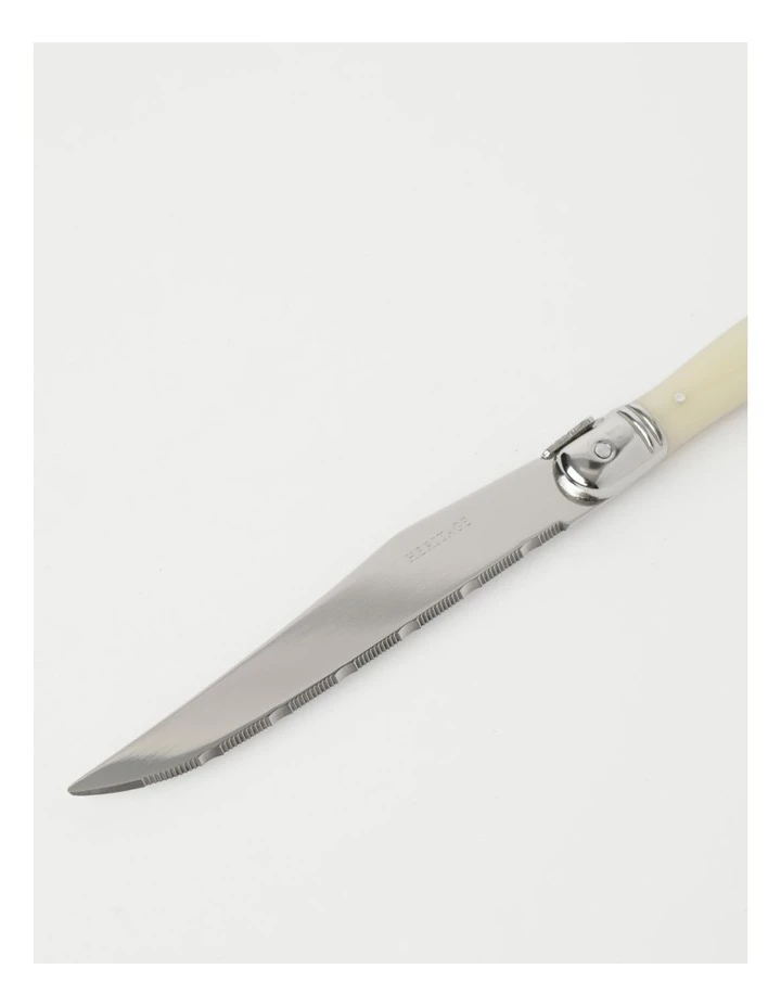 Promo 🌟 Heritage Laguiole Sophistique Pearl French 6pc Steak Knives 👏 2 Promo 🌟 Heritage Laguiole Sophistique Pearl French 6pc Steak Knives 👏 - Image 2