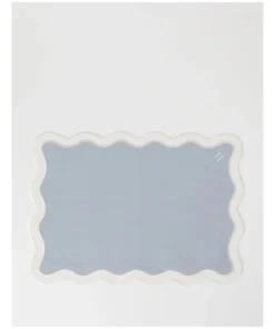 Wholesale ⭐ Heritage Florence Scalloped Edge Placemat Set of 4 in Duck Egg Blue 👍
