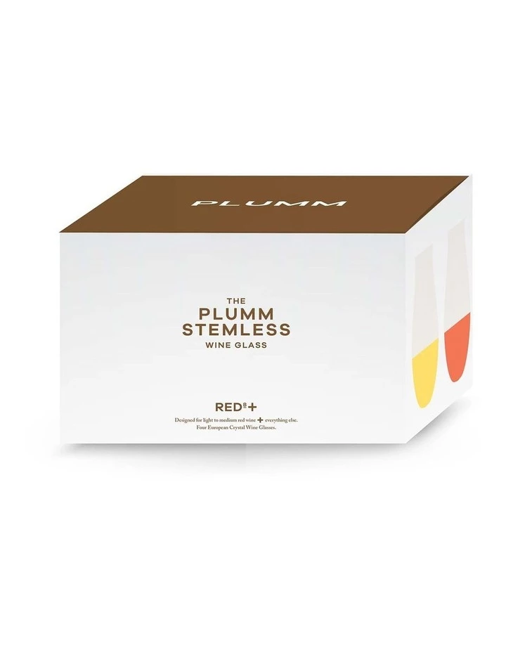 Budget ๐ Plumm Stemless RedB Set Of 4 โญ 3 Budget ๐ Plumm Stemless RedB Set Of 4 โญ - Image 3