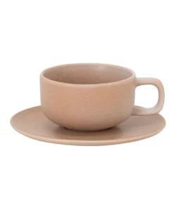 Top 10 ⌛ Salt&Pepper Hue Teacup & Saucer 200ml/15.5cm Set Of 6 Toffee 👏