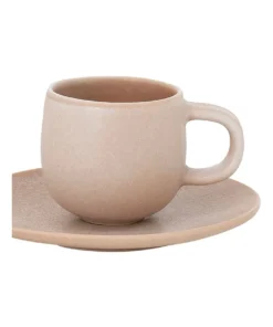 Discount ⭐ Salt&Pepper Hue Espresso Cup & Saucer 85ml/12cm Set Of 6 Toffee ⭐ -Dining Sales Store 868582810 2 720x928
