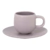Outlet 🎉 Salt&Pepper Hue Espresso Cup & Saucer 85ml/12cm Set Of 6 Lilac 😍