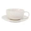 New 👏 Salt&Pepper Prado Tea Cup & Saucer 250ml/15cm Set Of 6 😀