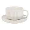 Deals ✨ Salt&Pepper Amana Tea Cup & Saucer 240ml/14cm Set Of 6 White 👍