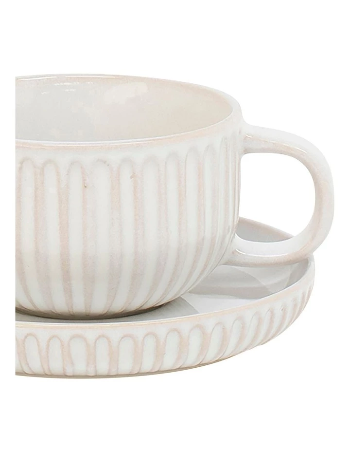 Deals β¨ Salt&Pepper Amana Tea Cup & Saucer 240ml/14cm Set Of 6 White π 2 Deals β¨ Salt&Pepper Amana Tea Cup & Saucer 240ml/14cm Set Of 6 White π - Image 2