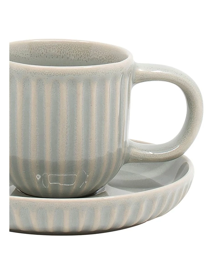 New π€© Salt&Pepper Amana Espresso Cup & Saucer 95ml/11cm Cloud π 2 New π€© Salt&Pepper Amana Espresso Cup & Saucer 95ml/11cm Cloud π - Image 2