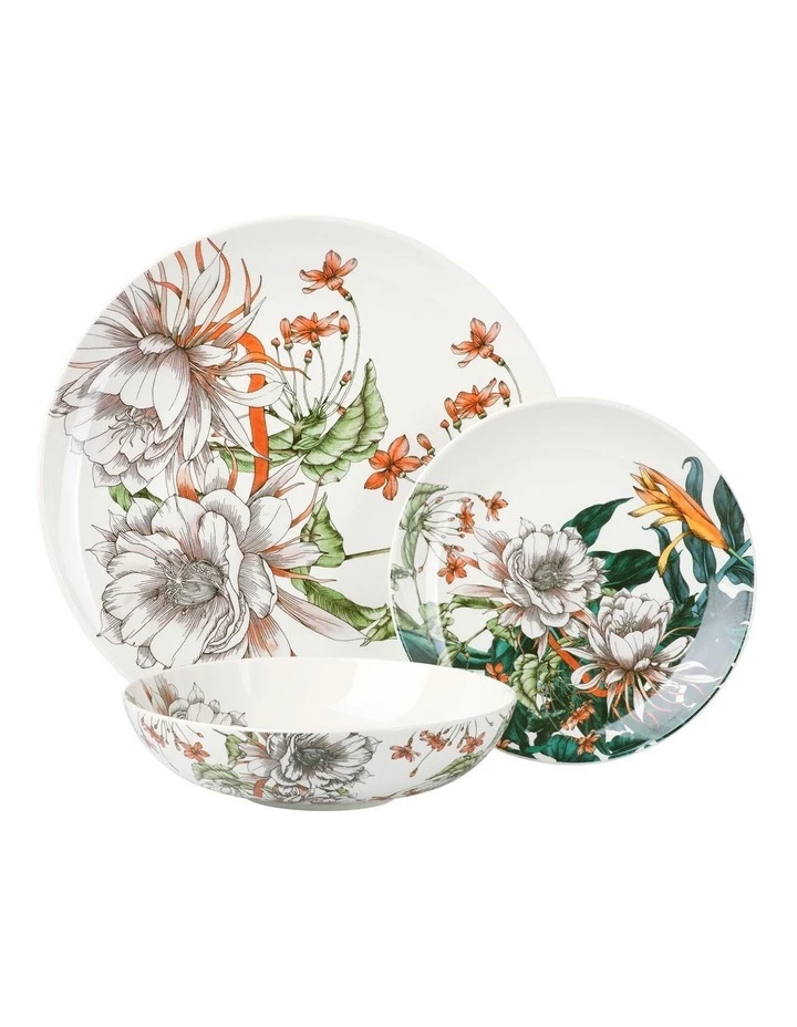 Outlet ⌛ Maxwell & Williams The Blck Pen Night Garden Coupe Dinner Set 12pc Flower Gift Boxed ⌛ 1 Outlet ⌛ Maxwell & Williams The Blck Pen Night Garden Coupe Dinner Set 12pc Flower Gift Boxed ⌛