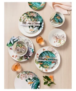 Discount 🎉 Maxwell & Williams The Blck Pen Night Garden Coupe Bowl 18.5cm Foliage 💯 -Dining Sales Store 884329030 3 720x928